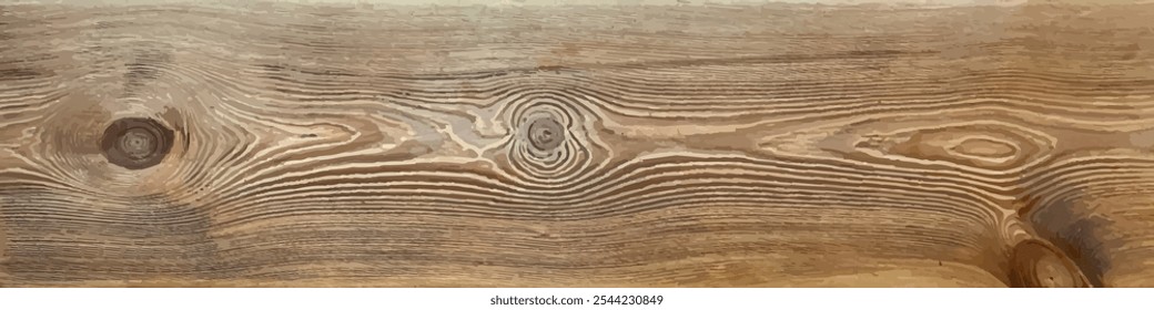 Fondo de madera. Patrón de textura de madera. Pared texturizada natural marrón rústico, mesa, piso, puerta, panel, tablón, parquet. Ilustración vectorial realista para el diseño de interiores.