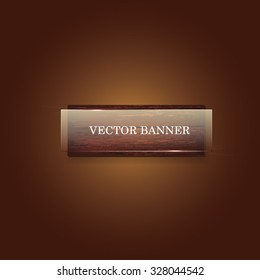 WOOD BANNER
