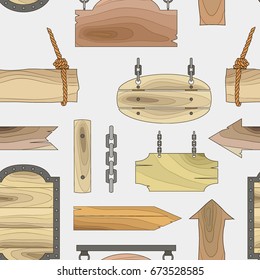 Wood banners boards pattern