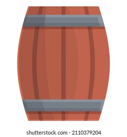 Wood barrel gameplay icon cartoon vector. Casino game. Vegas menu