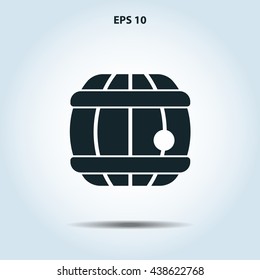 wood barrel icon