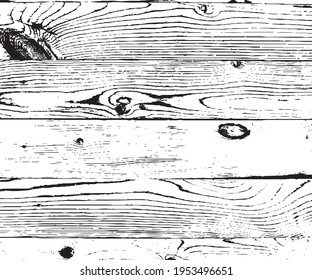 Wood Board Grunge Texture Vector