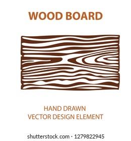 Wood board. Hand drawn wood board vector illustration.
Wood plank sketch drawing.