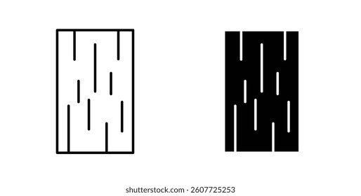 Wood board icons vectors graphic designs