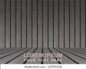wood board texture | abstract dark background with surface wooden pattern grain | illustration for fashion template postcard or concept design
