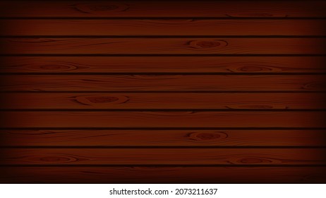 Wood boardwalk decking surface pattern seamless, vector wood plank texture background.