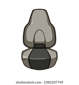 wood boat seats cartoon. luxury ship, transport yacht, interior leather wood boat seats sign. isolated symbol vector illustration
