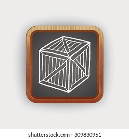wood box doodle