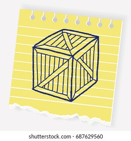 wood box doodle