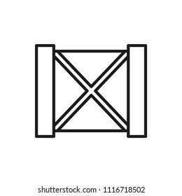 wood box vector icon
