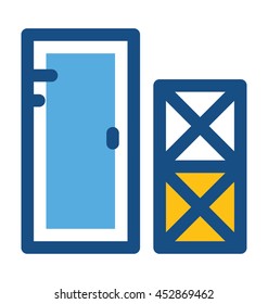 Wood Box Vector Icon