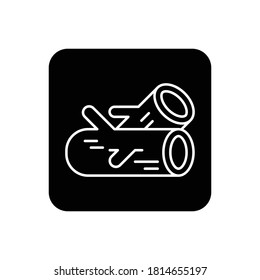 Wood (Camping) icon outline vector