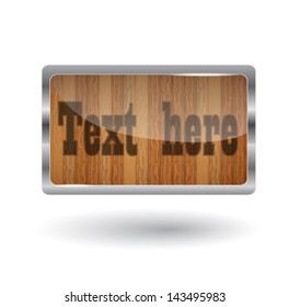 Wood card