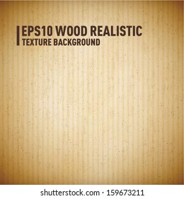 Wood - cardboard realistic background, vector