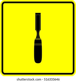 wood chisel sign