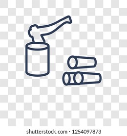 wood Chop icon. Trendy wood Chop logo concept on transparent background from Agriculture Farming and Gardening collection