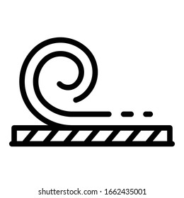 Holzreinigungssymbol. Umriss-Vektorillustration für Holzreinigung Symbol für Webdesign einzeln auf weißem Hintergrund
