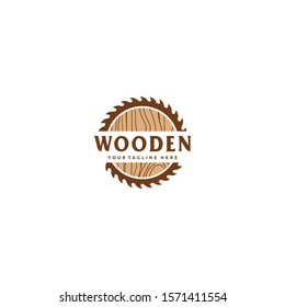 wood combination saws logo design inspiration