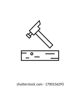 Diseño de icono vectorial de la plantilla de logotipo de la embarcación de madera