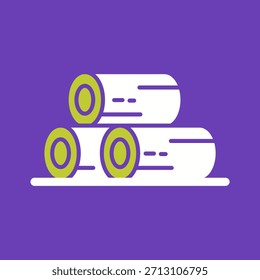Vector creativo de madera icono gráfico