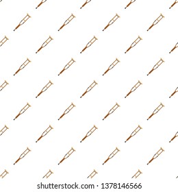 Wood crutch pattern seamless vector repeat for any web design