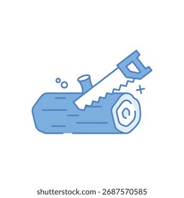 Corte de madeira Ícone vetor ícones modernos, ilustrações, ou projetos de IU
