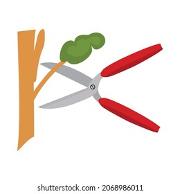 wood cutting vector  accompanied by a white background