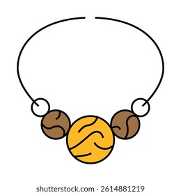 wood decoration line icon vector. wood decoration sign. isolated symbol illustration