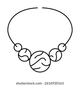 wood decoration line icon vector. wood decoration sign. isolated contour symbol black illustration