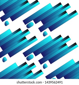 Wood design 3d texture with blue and white decor. Material wood . High quality seamless realistic texture.