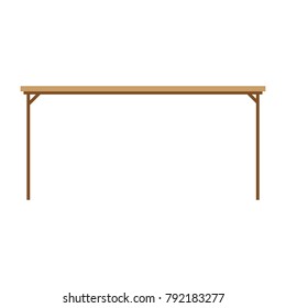 wood desk object design to office