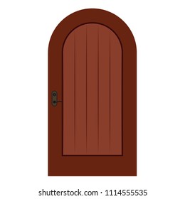 wood door vector. free space for text. wallpaper. background.