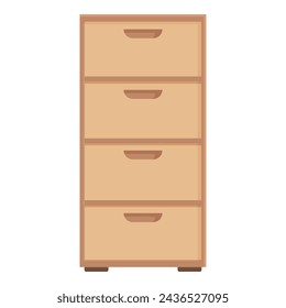 Wood drawer icon cartoon vector. Design sofa lounge. Exterior online discount