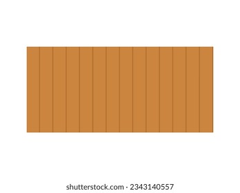 Wood Fence Illustration for Decoration