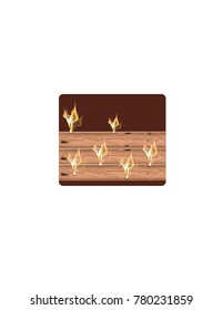 Wood fire logo