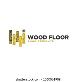 wood floor logo design inspiration . wood panel logo . plywood logo template