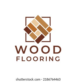 wood flooring vector logo design