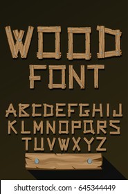 Wood Font