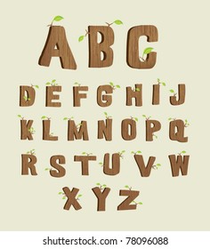 Wood Font