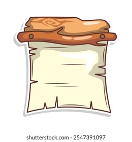 wood frame board illustration background template