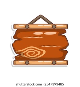 wood frame board illustration background template