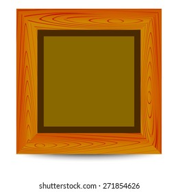 wood frame. to hang on the wall. background
