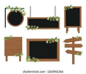Wood grain frame set