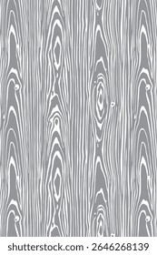 Wood Grain. Gray Tones. Natural Background. Vector Template For Banner