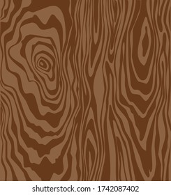 Textura de grano de madera. Ilustración vectorial de dibujos animados