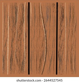 Wood grain texture panel illustration, abstract wooden surface background for interior design mockups, wallpaper, print material, digital artwork, rustic or organic theme visuals
