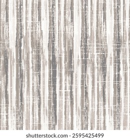 Wood Grain Textured Striped Pattern, Coastal broken dyed washed stripe seamless pattern on grey background. Faded blur striped textured effect.