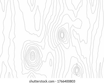 Wood grain white texture. Seamless wooden pattern. Abstract line background. Tree fiber vector illustration