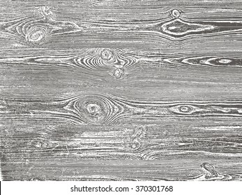 Wood grunge texture in black and white. Wooden background. Vector template.  Grunge vector texture.