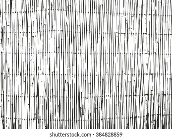 Wood grunge texture in black and white. Wooden background. Vector template.  Grunge vector texture.